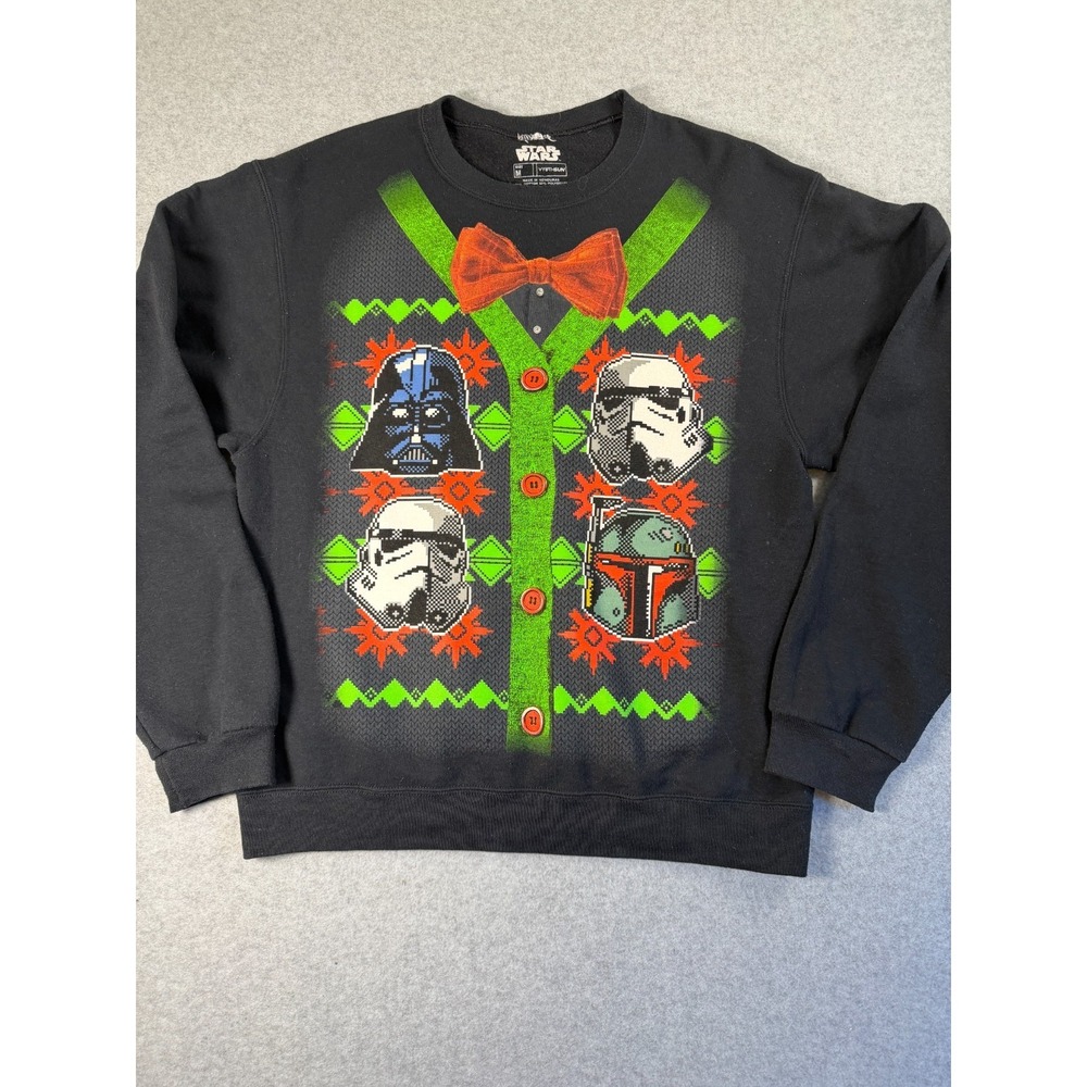 Star Wars Unisex M Darth Vader Christmas Sweatshirt‎ Ugly Xmas Sweater SKU 261